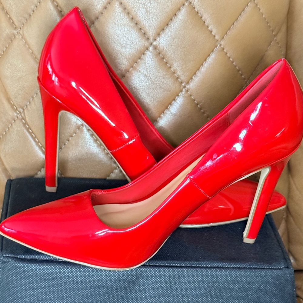 Elegant Red Stiletto Heels